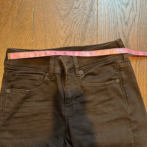 Black American Eagle Kick Boot Jeans - Picture 4 of 7